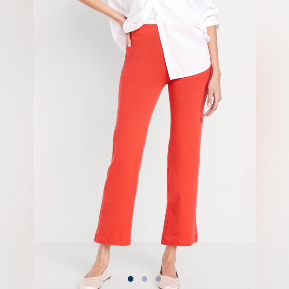NWT XL Tall High-Waisted Old Navy Flare Leggings